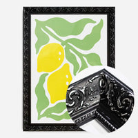 Simple Lemons and Leaves Paint Print