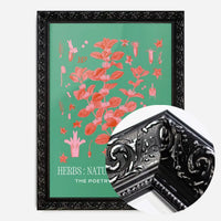 Poetry of Plants Pink & Green Botanical Print