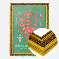 Poetry of Plants Pink & Green Botanical Print