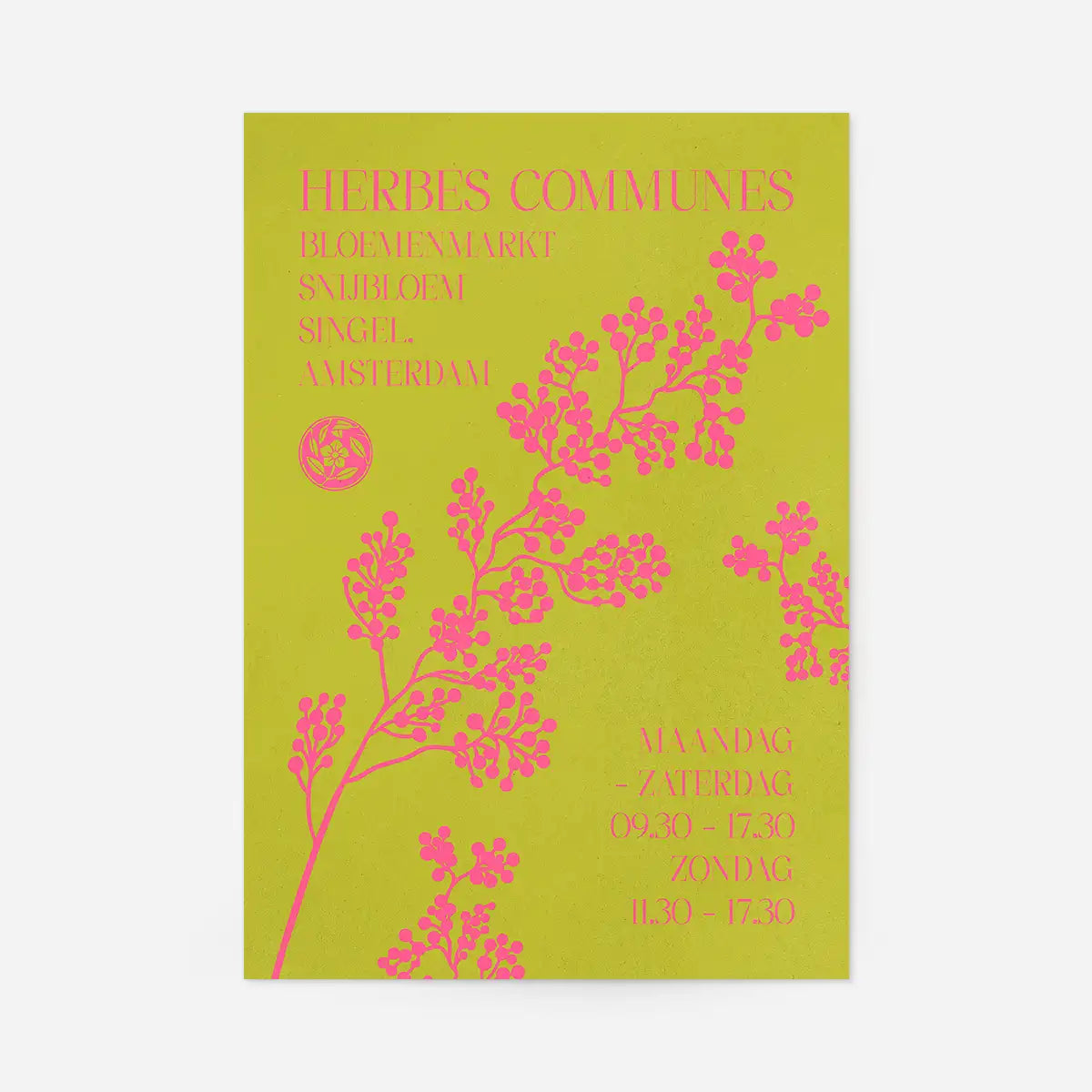 Common Herbs Amsterdam Market Poster Print