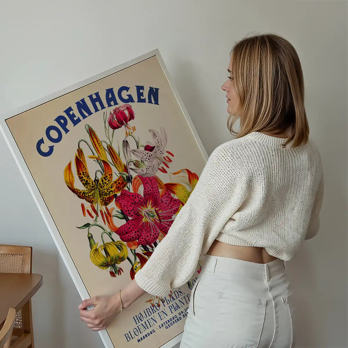 Copenhagen Vintage Bouquet Floral Poster Print