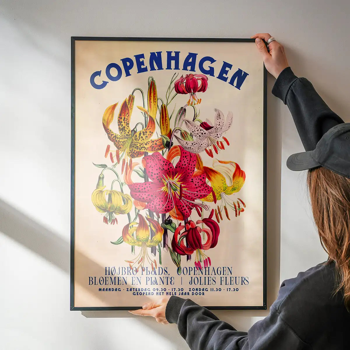 Copenhagen Vintage Bouquet Floral Poster Print
