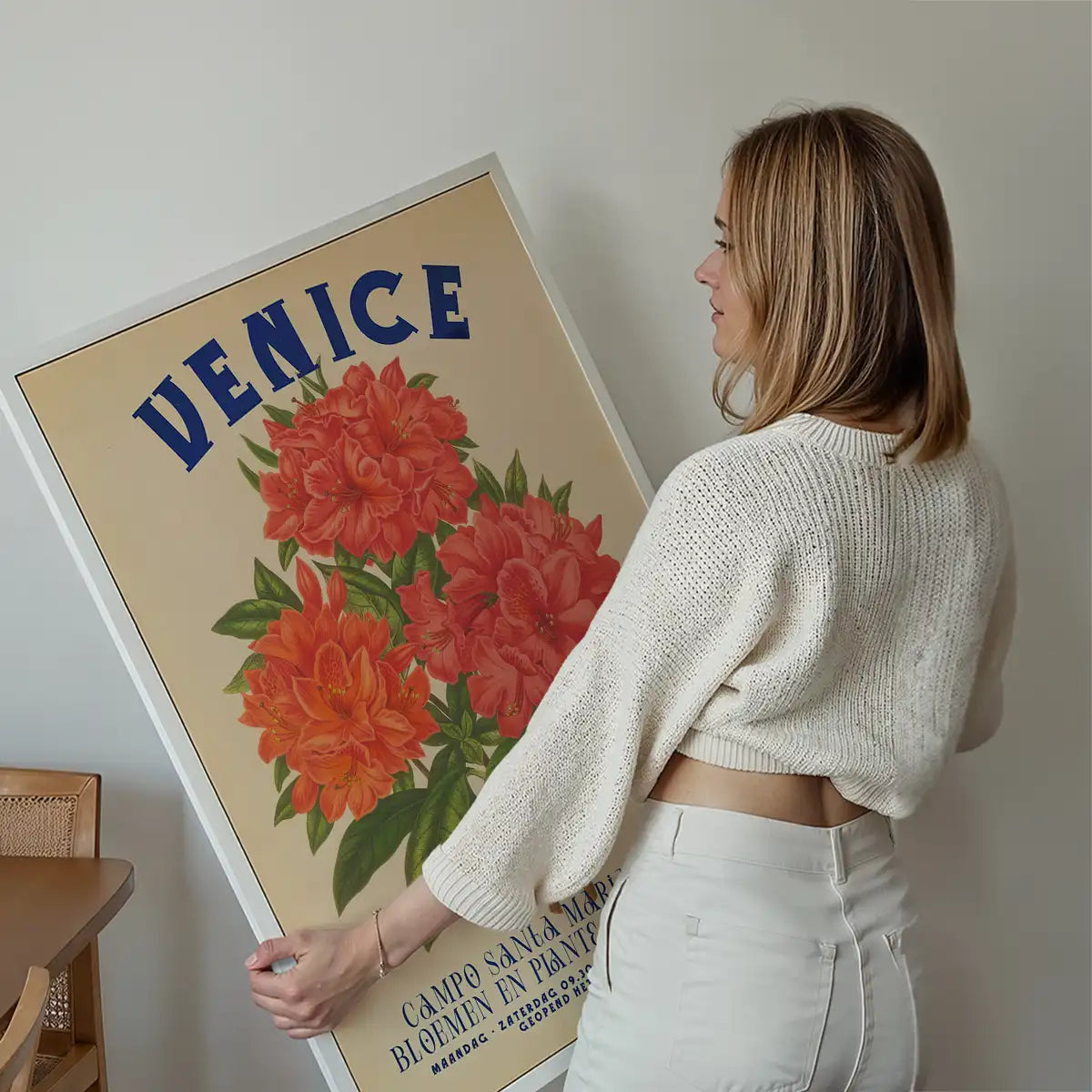 Venice Vintage Bouquet Floral Poster Print