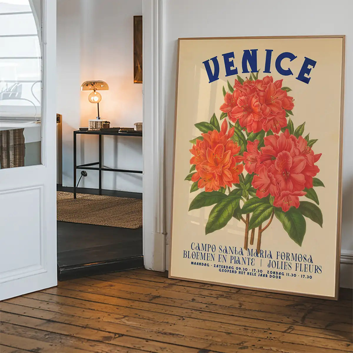 Venice Vintage Bouquet Floral Poster Print