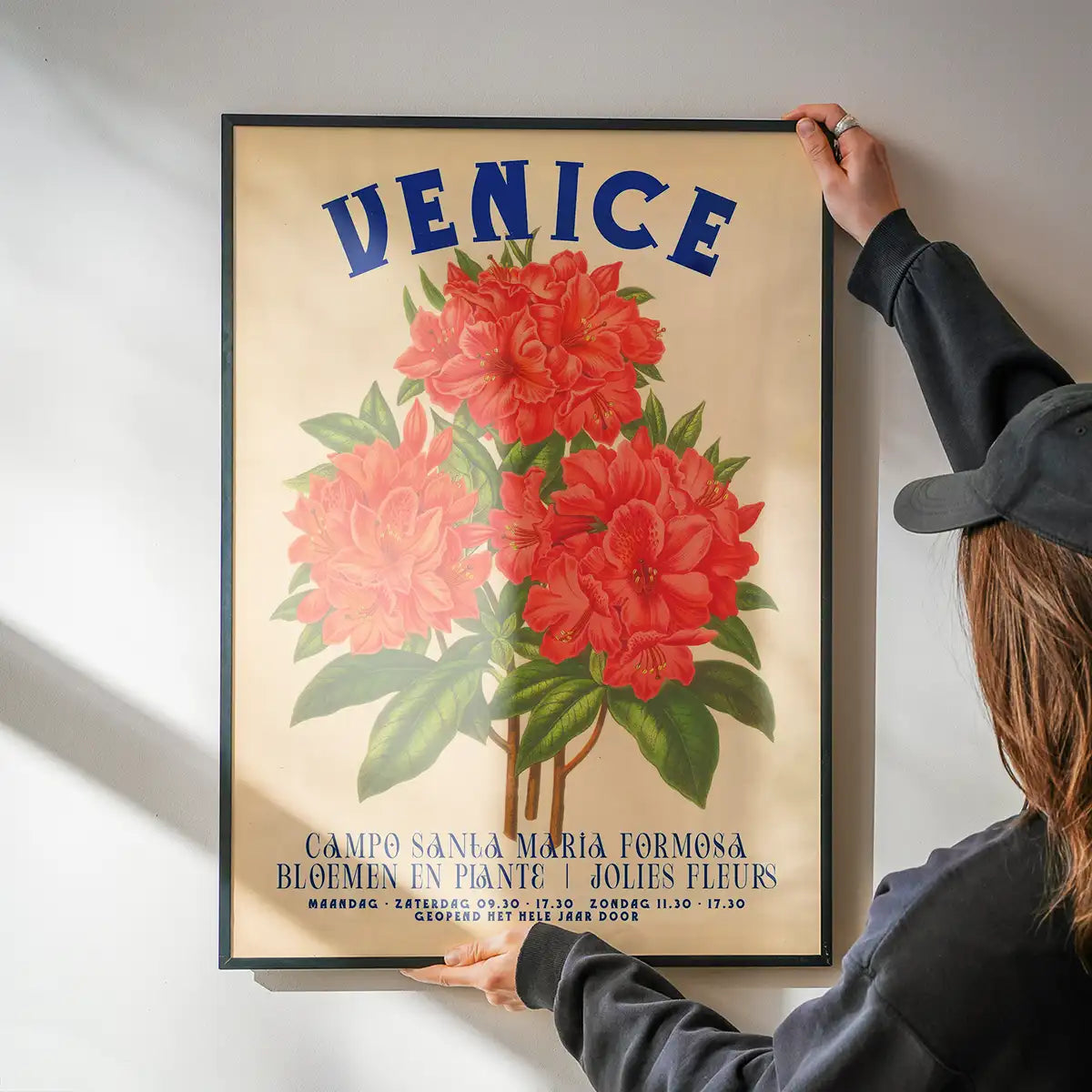 Venice Vintage Bouquet Floral Poster Print