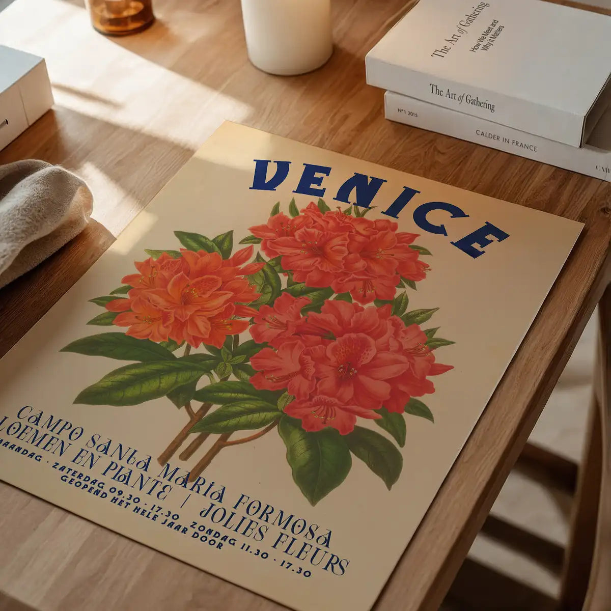 Venice Vintage Bouquet Floral Poster Print