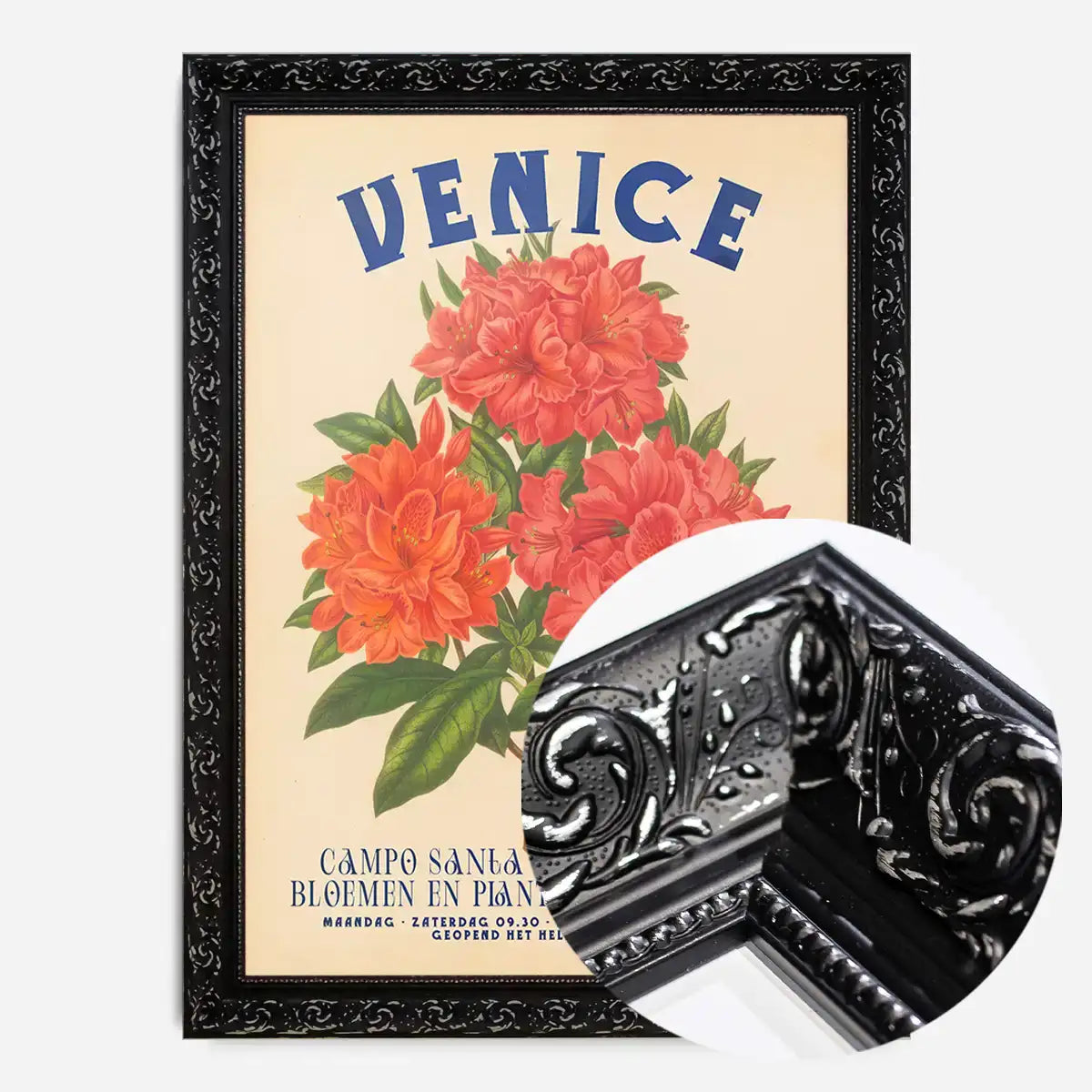 Venice Vintage Bouquet Floral Poster Print