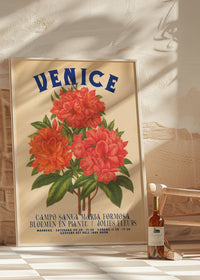 Venice Vintage Bouquet Floral Poster Print