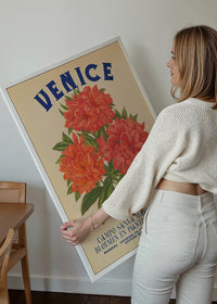 Venice Vintage Bouquet Floral Poster Print
