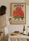 Venice Vintage Bouquet Floral Poster Print