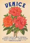 Venice Vintage Bouquet Floral Poster Print