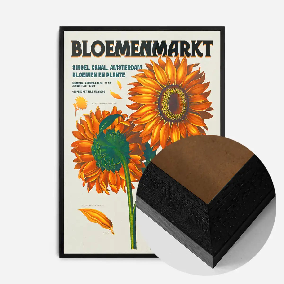 Amsterdam Bloemenmarkt Flower Market Sunflowers Print