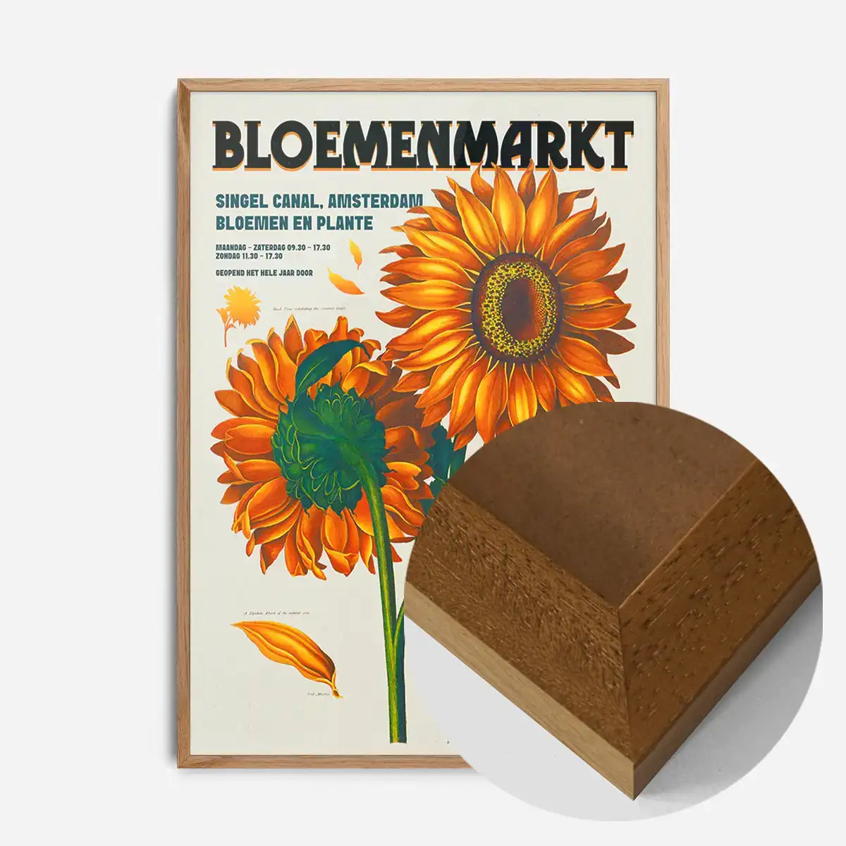 Amsterdam Bloemenmarkt Flower Market Sunflowers Print