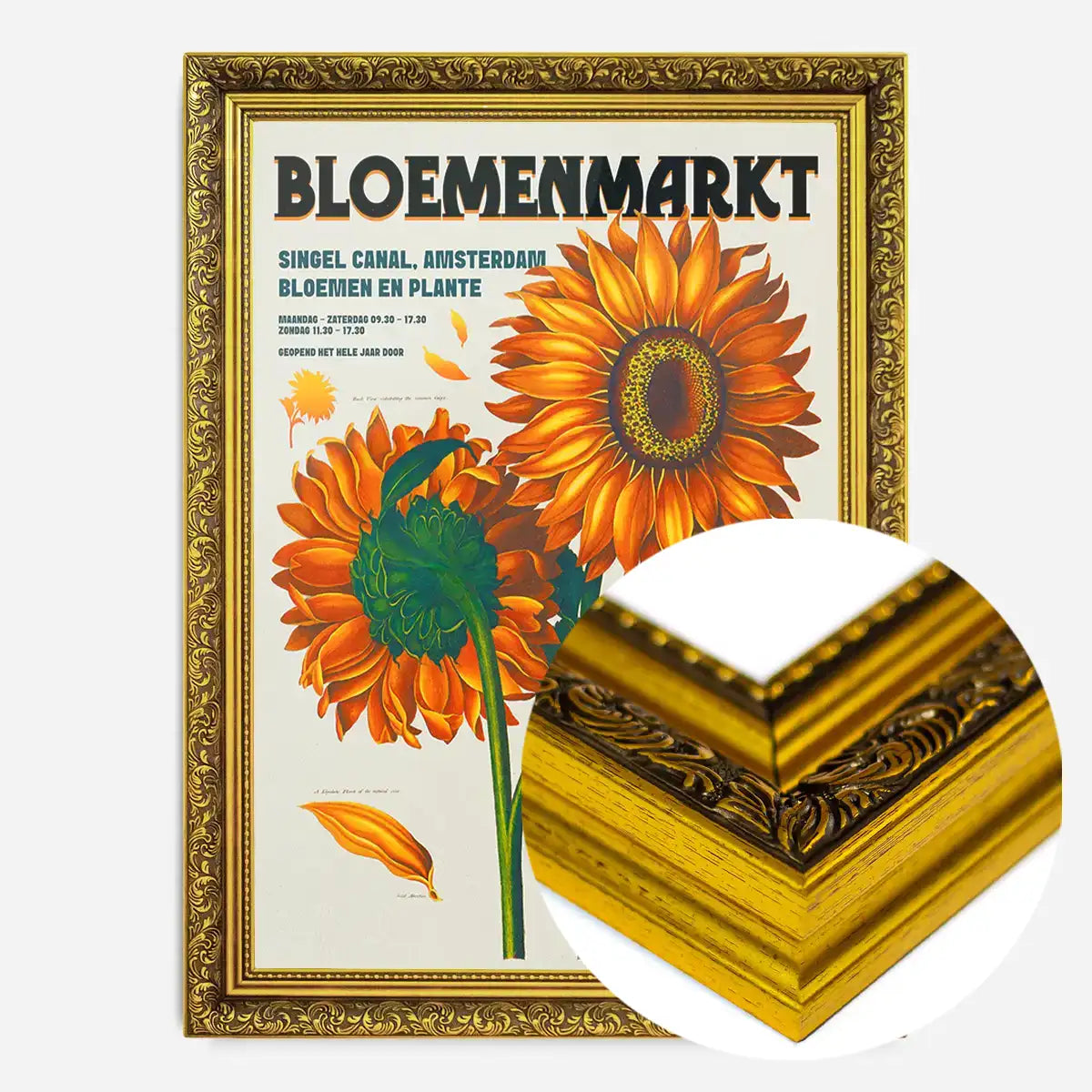 Amsterdam Bloemenmarkt Flower Market Sunflowers Print