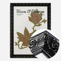 Bloom & Blossom Brown Flowers Poster