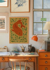 Carp Folk Art Painting Print