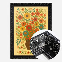 Flowers Folk Art Painting Print