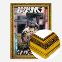 Football Boot and Ball Graffiti Print
