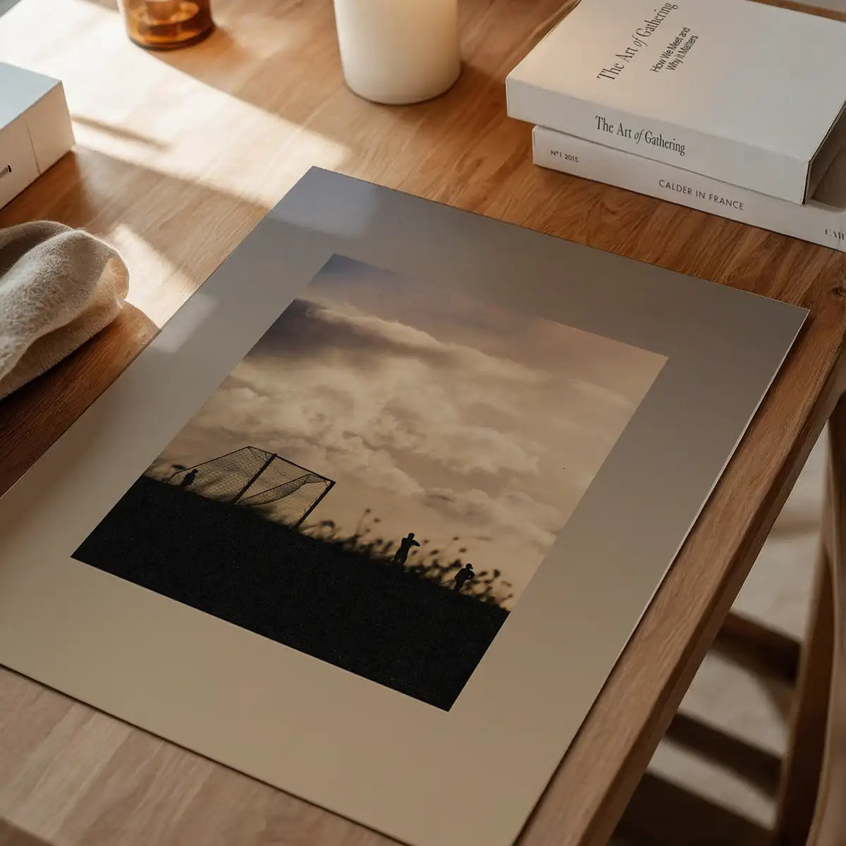 Football Goal Photography Print