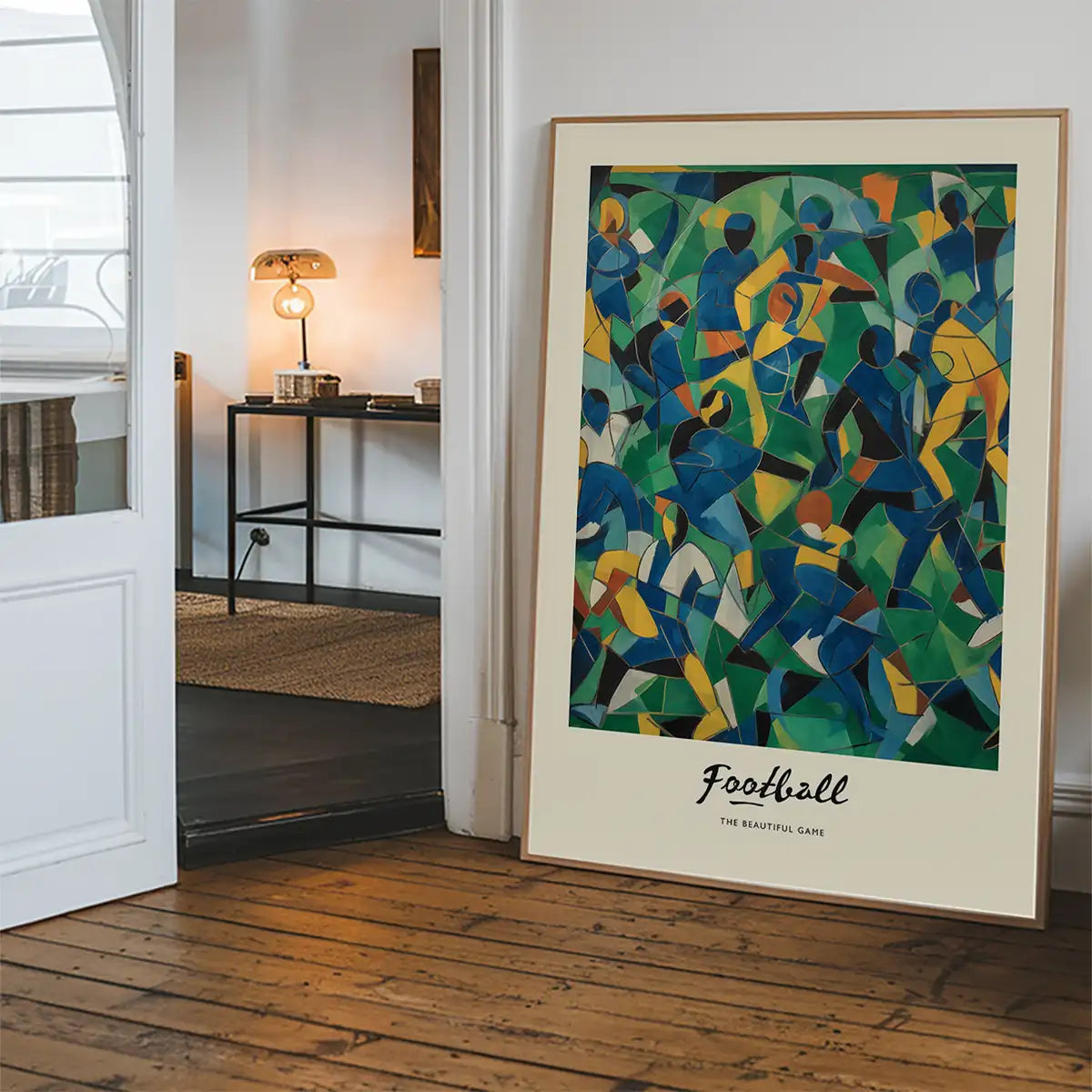Abstract Art Style Football Beautiful Game Print