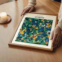 Abstract Art Style Football Beautiful Game Print
