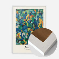 Abstract Art Style Football Beautiful Game Print