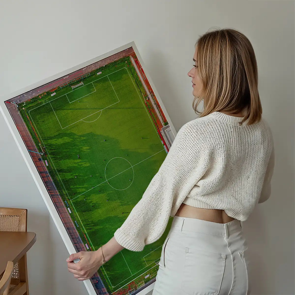 Football Pitch Photography Print