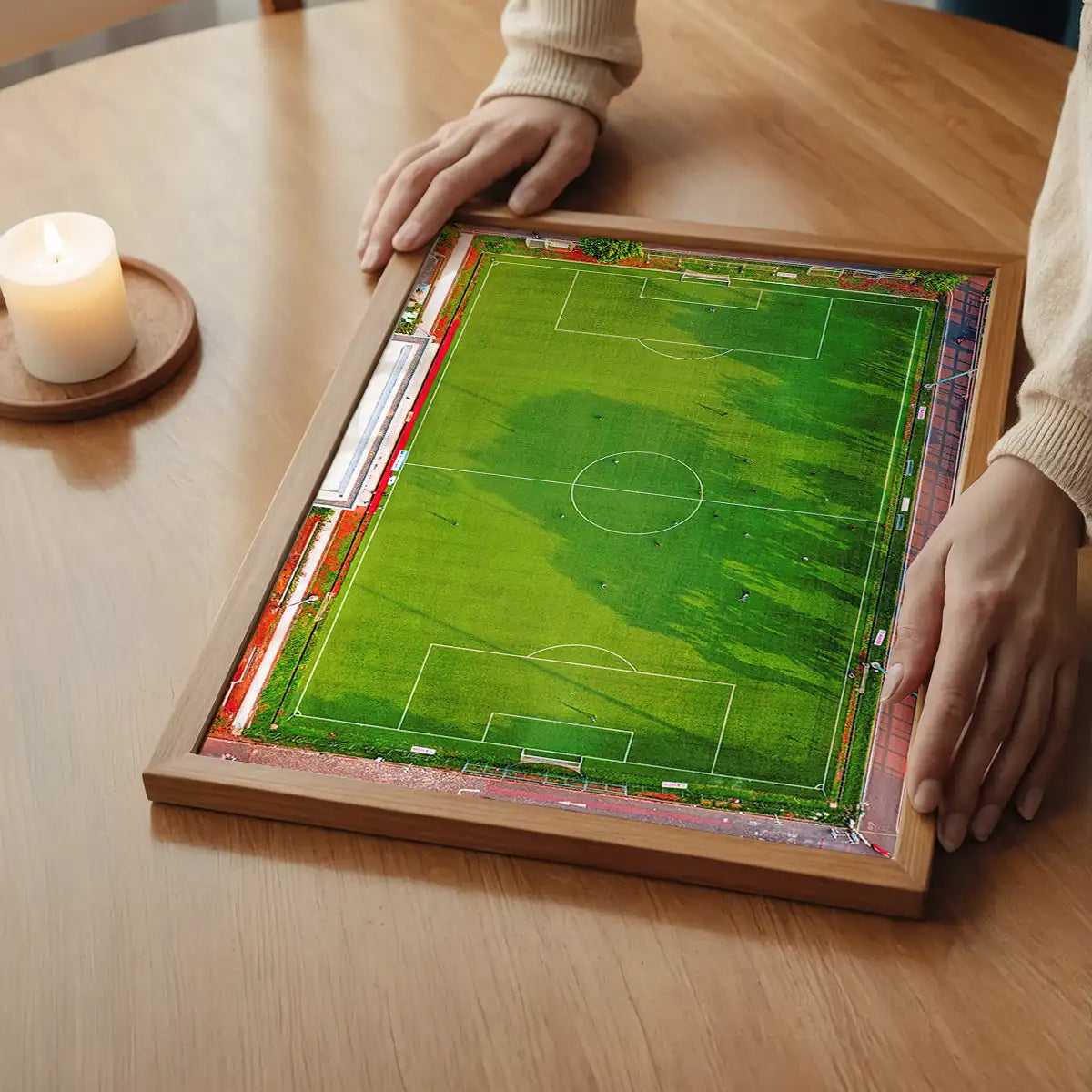 Football Pitch Photography Print
