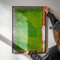 Football Pitch Photography Print
