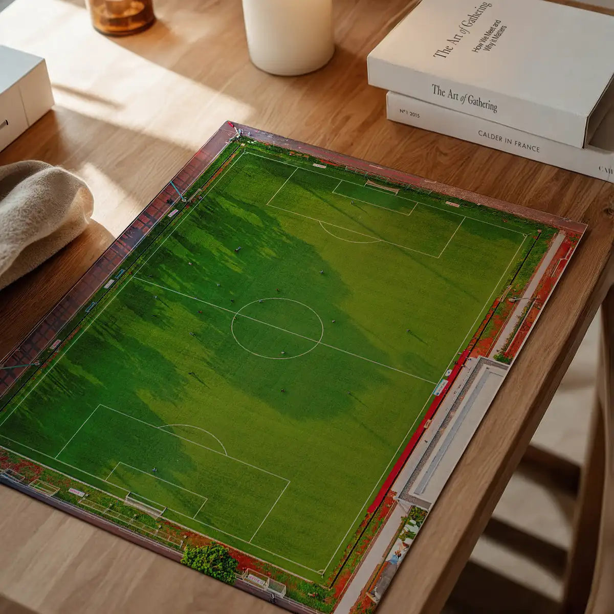 Football Pitch Photography Print