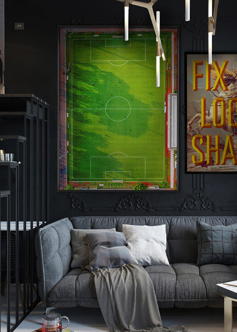 Football Pitch Photography Print