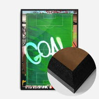 GOAL Football Pitch Photography Print