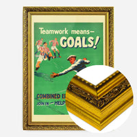 Vintage Football Goal Print