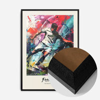Abstract Renaissance Painting Football Beautiful Game Print