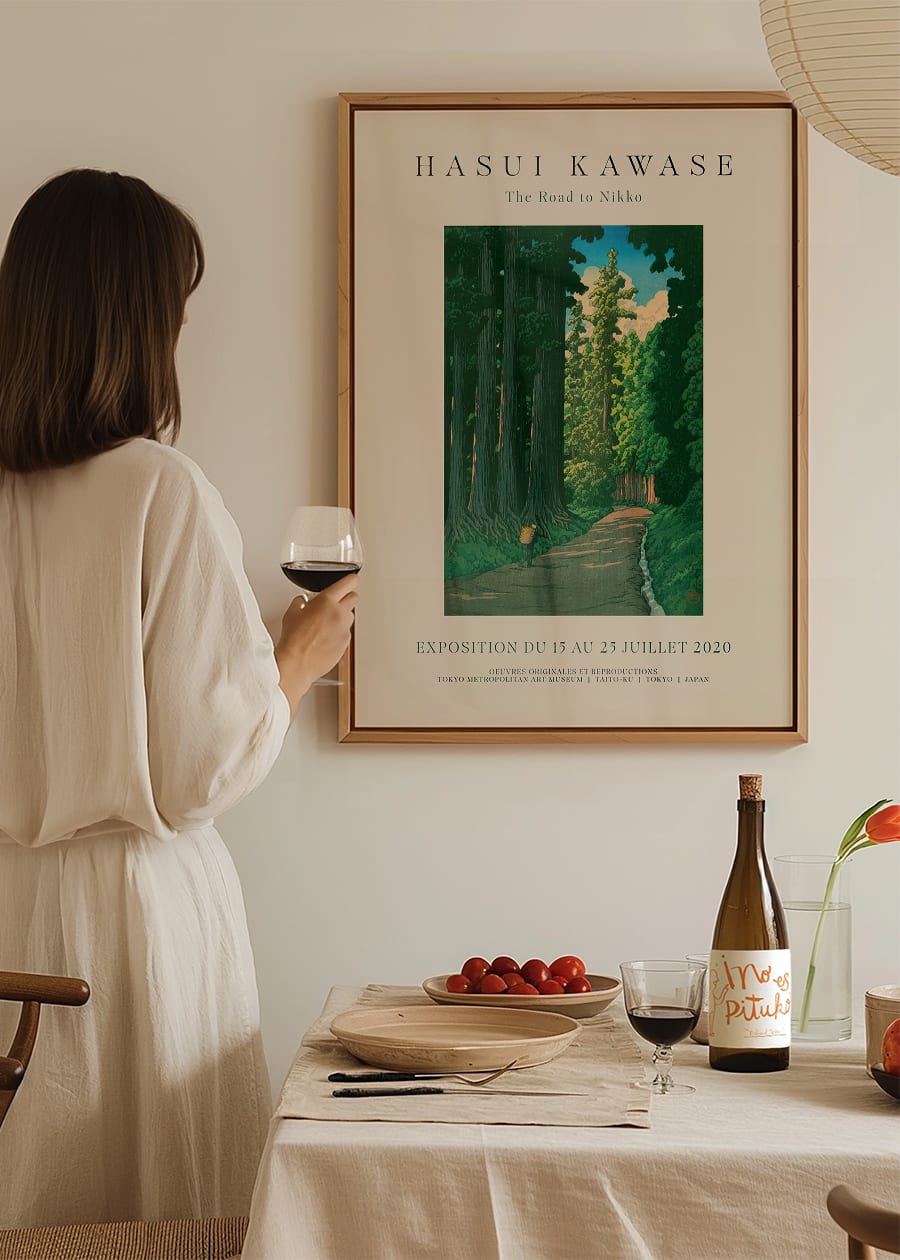 Hasui Kawase Road To Nikko Exhibition Poster Print 1 – InkAndDrop