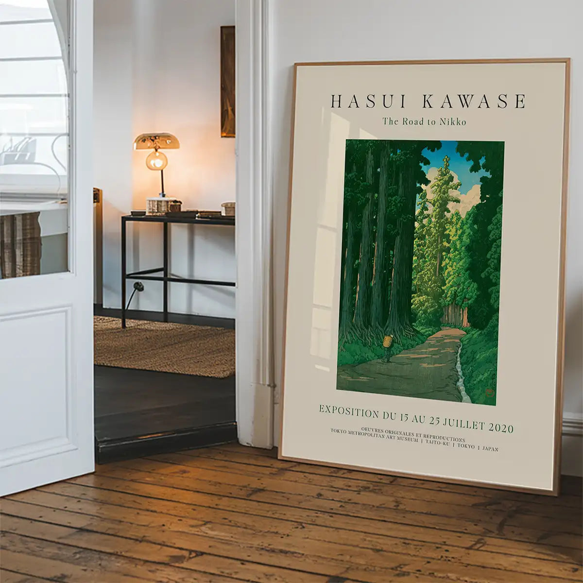 Hasui Kawase Road To Nikko Exhibition Poster Print 1