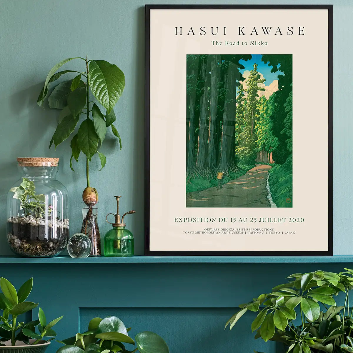 Hasui Kawase Road To Nikko Exhibition Poster Print 1