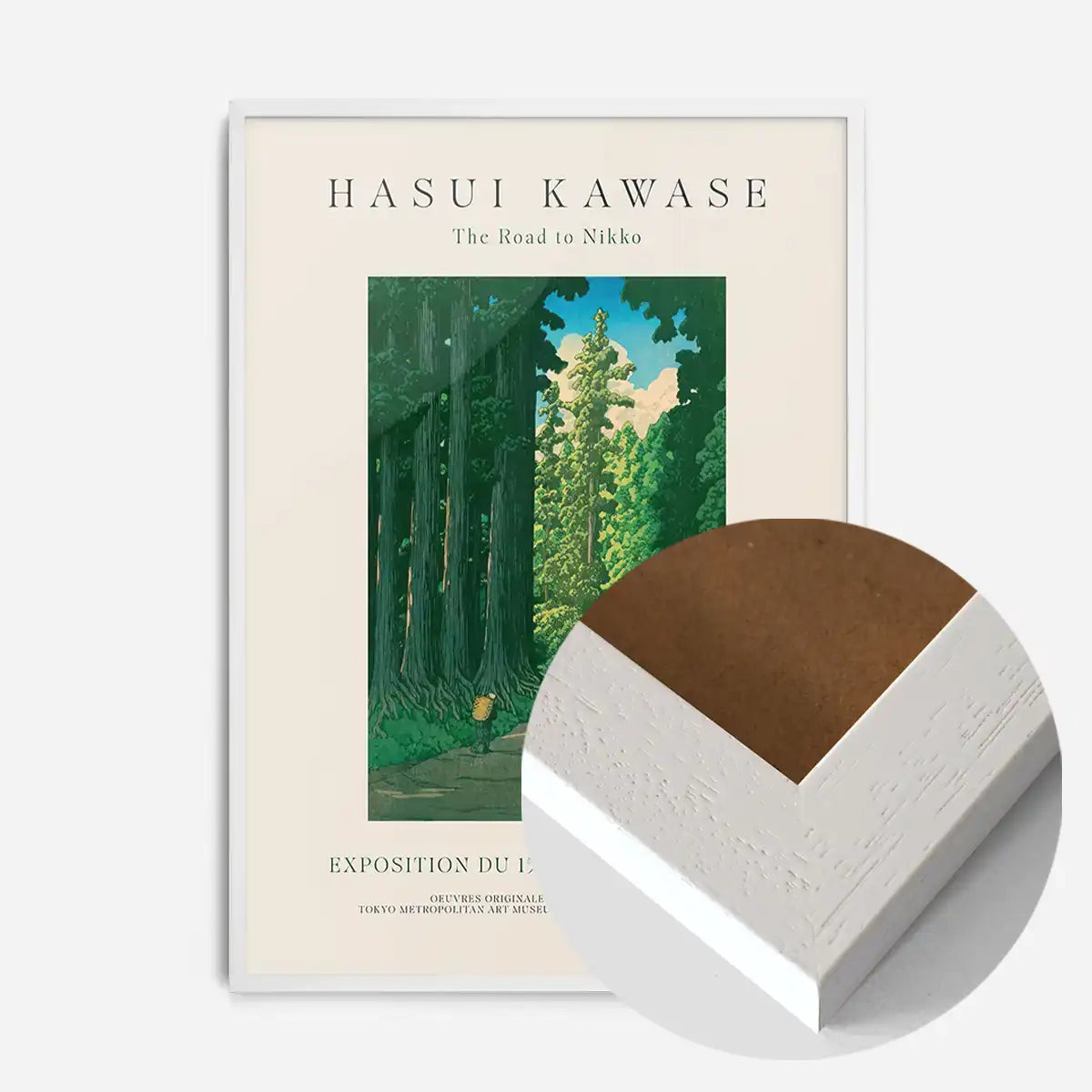 Hasui Kawase Road To Nikko Exhibition Poster Print 1