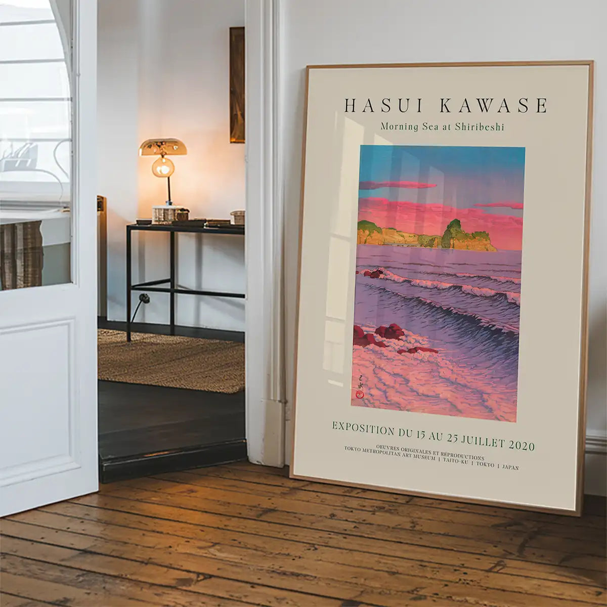 Hasui Kawase Morning Sea Exhibition Poster Print 1