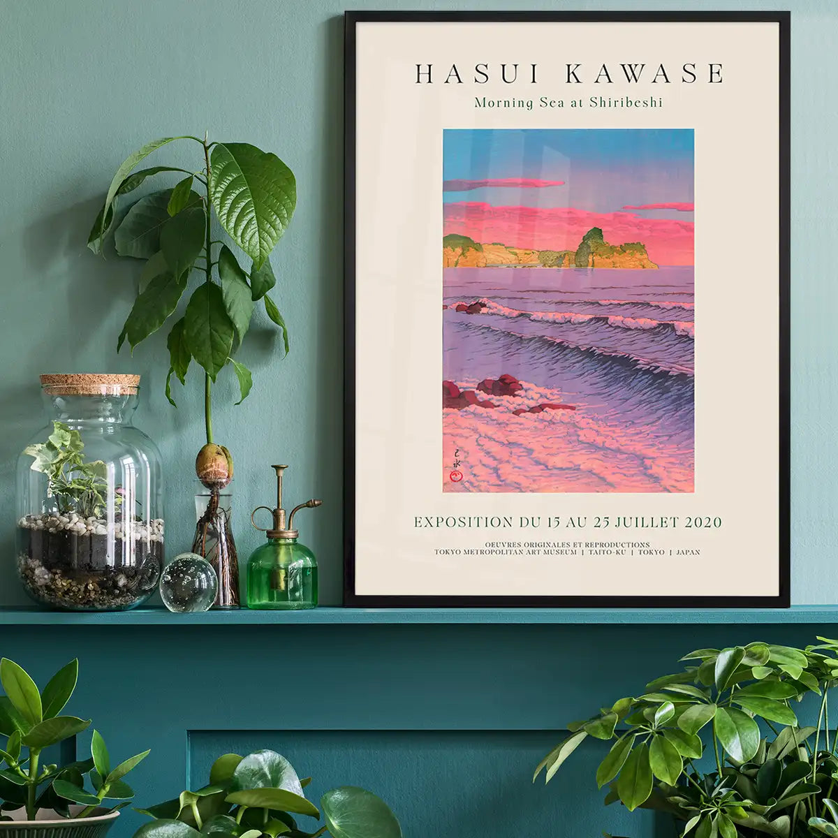 Hasui Kawase Morning Sea Exhibition Poster Print 1