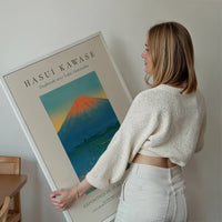 Hasui Kawase Lake Yamanaka Exhibition Poster Print