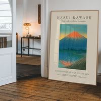 Hasui Kawase Lake Yamanaka Exhibition Poster Print