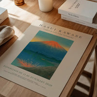 Hasui Kawase Lake Yamanaka Exhibition Poster Print