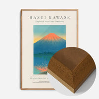 Hasui Kawase Lake Yamanaka Exhibition Poster Print