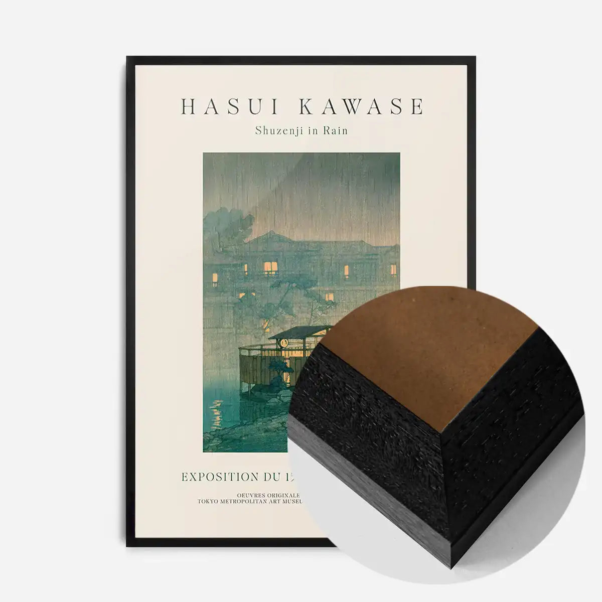Hasui Kawase Shuzenji in the Rain Exhibition Poster Print