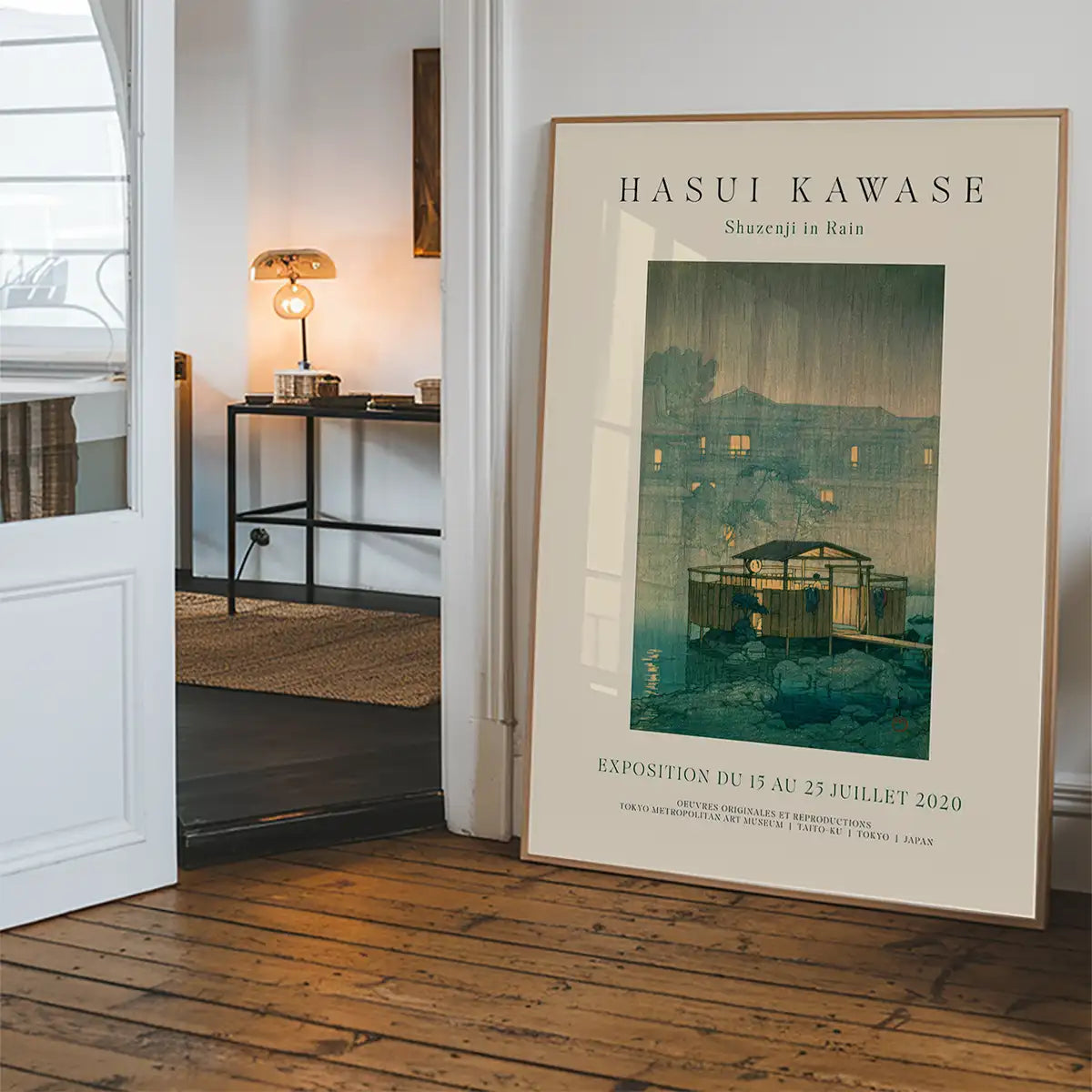 Hasui Kawase Shuzenji in the Rain Exhibition Poster Print