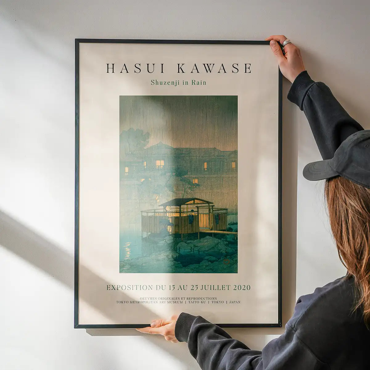 Hasui Kawase Shuzenji in the Rain Exhibition Poster Print
