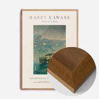 Hasui Kawase Shuzenji in the Rain Exhibition Poster Print