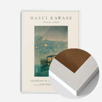 Hasui Kawase Shuzenji in the Rain Exhibition Poster Print