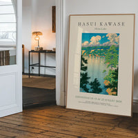 Hasui Kawase Akisu Lake Exhibition Poster Print